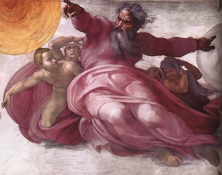 Creazione astri by Michelangelo