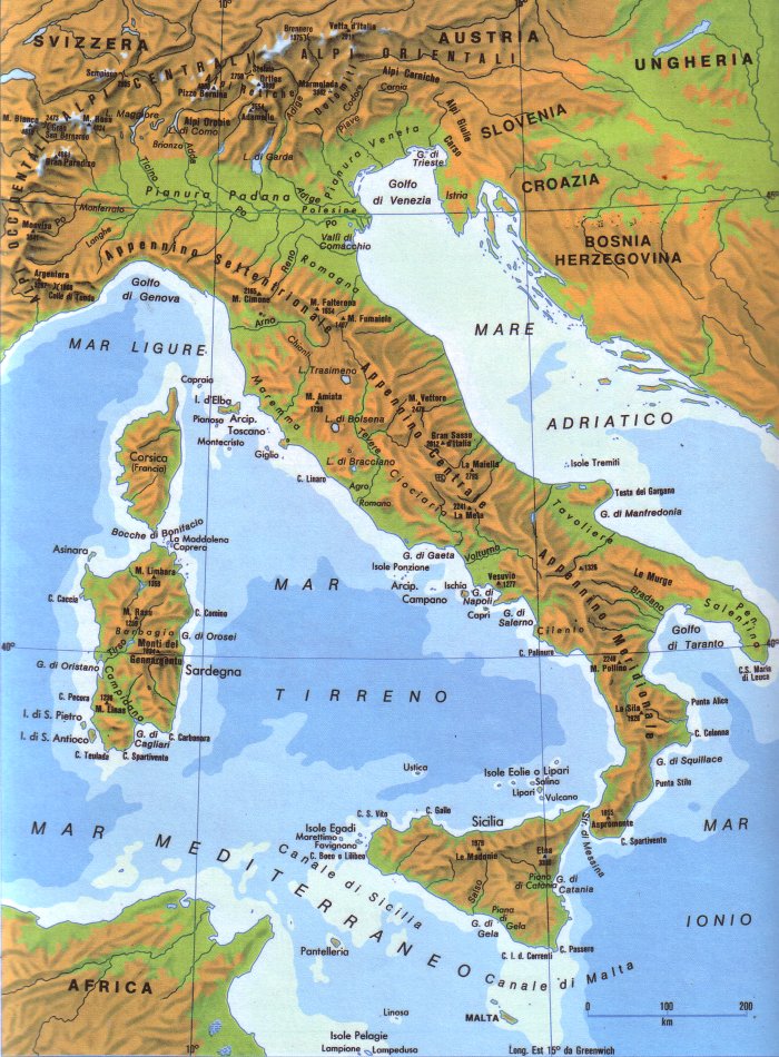 Cyber Italian - Activity: Read and Test - Italian Geography