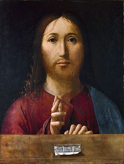 Antonello da Messina salvator Mundi 1465 - 1475 circa