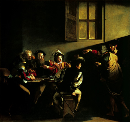  Caravaggio, La vocazione di Matteo