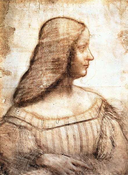 Portrait of Isabella d'Este by Leonardo