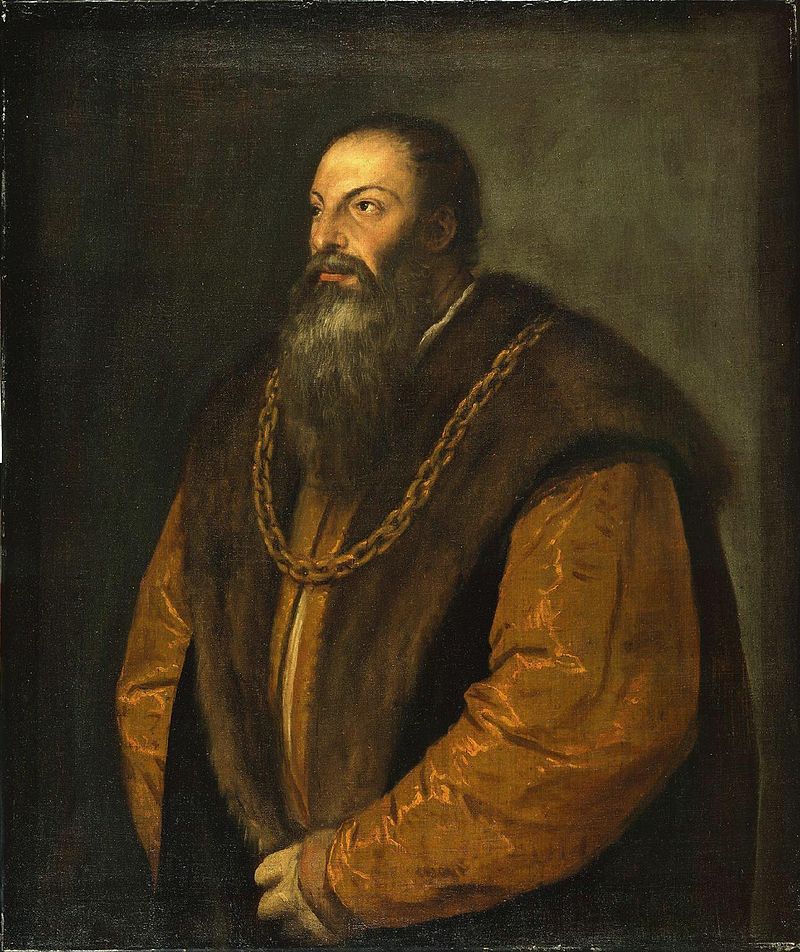 Pitero Aretino by Tiziano