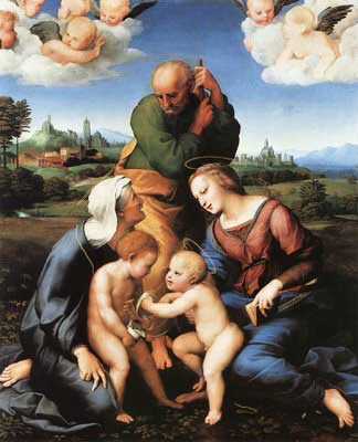 Sacra Famiglia, Raffaello Sanzio