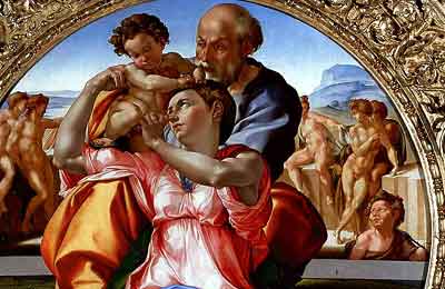 Sacra Famiglia, Michelangelo