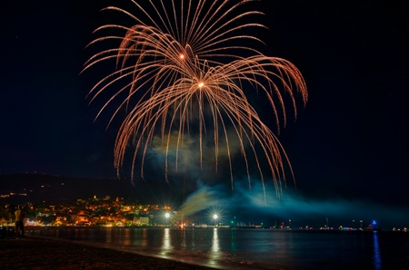 Ferragosto in Italia, Fuochi d'artificio