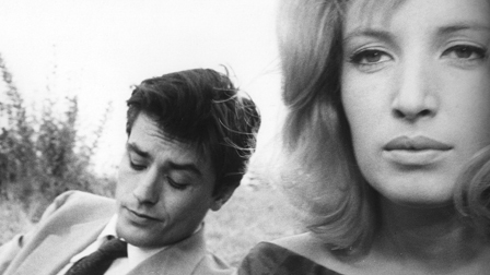 Monica Vitti e Alain Delon