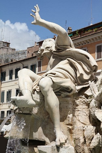Fontana di Piazza Navona a Roma 