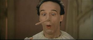 Benigni in Pinocchio