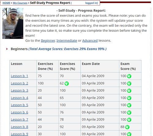 Sample of Progress Report