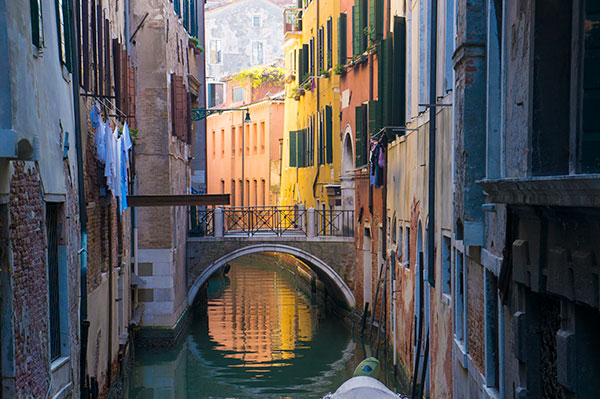 A water canal in Venezia