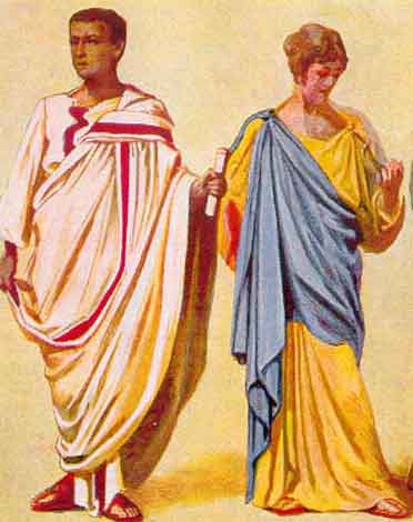 abbigliamento romano